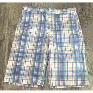Vineyard‎ Vines Shorts Boys Youth 16 Plaid Adjustable Breaker Chino Spring NEW